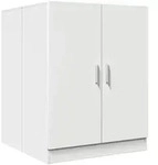 vidaXL Waschmaschinenschrank Wei&szlig; 71x71,5x91,5 cm