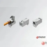 EasyLan fixLink&reg; SL RJ45 Keystone-Modul Kat. 6A ISO/IEC, geschirmt