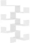 vidaXL Wand-Eckregale 2 Stk. Wei&szlig; 40x40x50 cm Holzwerkstoff