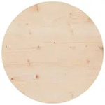 vidaXL Tischplatte &Oslash;60x2,5 cm Massivholz Kiefer