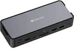 VERBATIM 32171 Docking Station CDS-15, 15 Port, USB-C Pro, , grau/schwarz