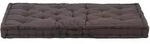 vidaXL Palettenkissen Baumwolle 120&times;80&times;10 cm Anthrazit