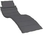 vidaXL Sonnenliegen-Auflage Anthrazit 186x58x3 cm Oxford-Gewebe