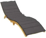 vidaXL Sonnenliegen-Auflage Anthrazit 200x70x3 cm Oxford-Gewebe