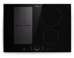 Klarstein Delicatessa 70 Hybrid Einbaukochfeld Induktion 4 Zonen 7000W Glaskeramik