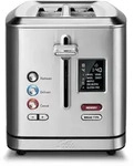 Solis Zwei-Schlitz Toaster, Br&ouml;tchenaufsatz, Wiedererhitzungsfunktion, Countdown