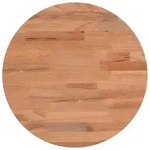 vidaXL Tischplatte &Oslash;30x1,5 cm Rund Massivholz Buche