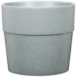 Scheurich Groove+ 40, Pflanzgef&auml;&szlig; / Pflanzk&uuml;bel, rund, Farbe: Concrete,