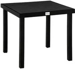 Outsunny - Gartentisch - 78 x 78 x 74 cm - schwarz