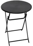 Outsunny - Gartentisch - &Oslash;60 cm - dunkelgrau