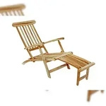M&ouml;belliebling Gartenliege klappbar Teakholz Deckchair 150 cm PUCCON