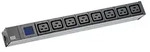 BACHMANN BN0500 19 Zoll 1HE 8xC19, Strom 2,0m CEE7/7