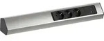 BACHMANN CASIA2 3xCEE7/3 1xUSB A/C 22W 2,0m AEH Edelstahl-Optik