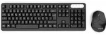Tastatur IWS-549U Wireless Set inkl Maus, Kabellos, Schwarz, QWERTY