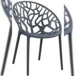 CLP Gartenstuhl Hope Kunststoff HBT: 80x59x60 cm anthrazit