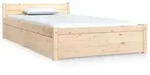 vidaXL Bett mit Schubladen 90x200 cm