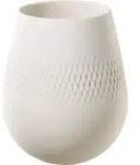 Villeroy & Boch Manufacture Collier blanc Vase Carr&eacute; klein 12,5x12,5x14cm