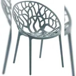 CLP Gartenstuhl Hope Kunststoff HBT: 80x59x60 cm grau
