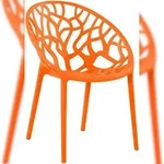 CLP Gartenstuhl Hope Kunststoff HBT: 80x59x60 cm orange