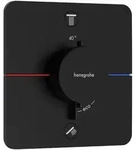 hansgrohe ShowerSelect Comfort Q Thermostat Unterputz f&uuml;r 2 Verbraucher, Mattschwarz