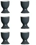 Ritzenhoff & Breker DOPPIO Eierbecher anthrazit 6er Set