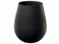 Villeroy & Boch Manufacture Collier noir Vase Carré klein 12,5x12,5x14cm