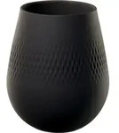Villeroy & Boch Manufacture Collier noir Vase Carr&eacute; klein 12,5x12,5x14cm