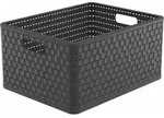 ROTHO Country Aufbewahrungskorb "Country" 28 l anthrazit