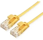 ROLINE UTP DataCenter Patchkabel Cat.6A (Class EA), LSOH, slim, gelb, 1 m
