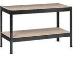 SCHULTE Regalwelt Schwerlastregal mit 2 Holzb&ouml;den, 43x100x40 cm (HxBxT),...