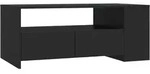 vidaXL Couchtisch Schwarz 102x55x42 cm Holzwerkstoff