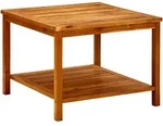 vidaXL Couchtisch 60x60x45 cm Massivholz Akazie