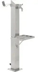 vidaXL Garten-Wassers&auml;ule Edelstahl Quadratisch 95 cm