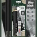 Faber Castell Bleistift Pitt Graphite Matt 10B+12B+14B 3er