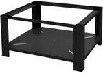 ML-Design Waschmaschinen-Untergestell Schwarz 63x54 cm | Ablage, 150 kg, Stahl,