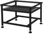 ML-Design Waschmaschinen-Untergestell Schwarz 62,5x53,5x45 cm | Ablage, Stahl,...