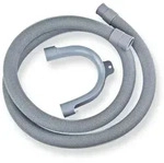 Ablaufschlauch Wasserschlauch 2,5 m 19/22mm Waschmaschine B&uuml;gel Abfluss...