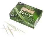 PAPSTAR 1000 Zahnstocher, Holz "pure" rund 8 cm