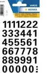 HERMA Zahlenetikett 4164 0-9 15mm Folie schwarz 39 St./Pack.