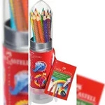 FABER-CASTELL Faber Castell Buntstift Colour Grip 3,3 mm Malset Rakete