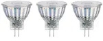Paulmann Standard 12V LED Reflektor GU4 3x345lm 3x4,2W 2700K Silber 29140