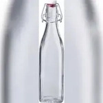 Bormioli Glasflasche mit B&uuml;gelverschlu&szlig; Swing, transparent, 0.25 l