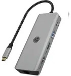 ICY BOX IB-DK4012-CPD, 9 in 1 USB Type-C&reg; Notebook DockingStation, 2x HDMI