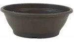 Siena Garden Schale &Oslash; 30 x 10,5 cm, anthrazit Rundes Kunststoffgef&auml;&szlig; mit