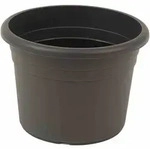 Siena Garden Topf CILINDRO &Oslash; 20 x 14,1 cm, anthrazit Rundes Kunststoffgef&auml;&szlig;...