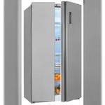 Exquisit Side by Side SBS560-050D inoxlook | 562 l Nutzinhalt | Edelstahloptik