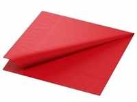 1000 Duni Tissue-Servietten 33 x 33 cm Rot 3-lagig