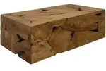 vidaXL Couchtisch 90x50x30 cm Teakholz Braun