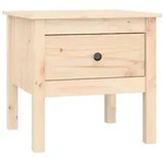 vidaXL Beistelltisch 50x50x49 cm Massivholz Kiefer