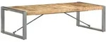 vidaXL Couchtisch 140x70x40 cm : Material - Raues Mangoholz V2